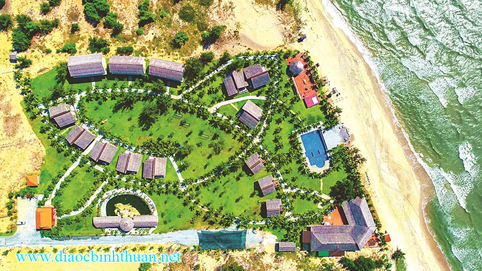 Một khu resort ven biển La Gi